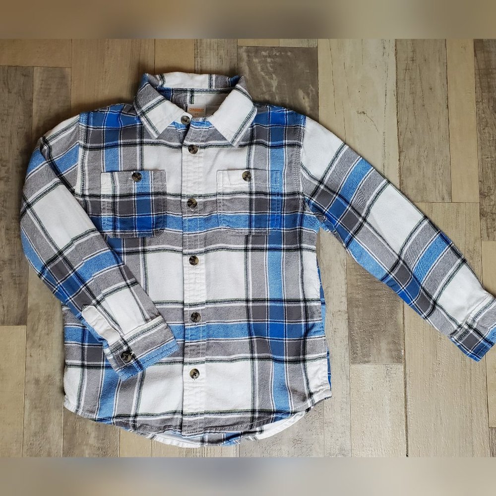 5t Boys Gymboree Plaid Flannel Shirt